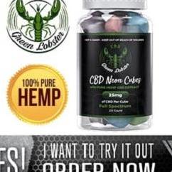 Green Lobster CBD Neon Cubes