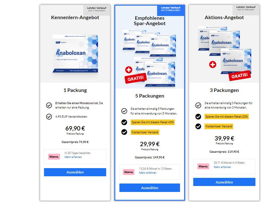 Anaboloxan Deutschland